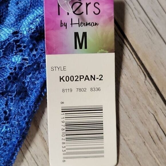 Hers by Herman Lace Trimmed Panties 2Pc Sz M - Picture 6 of 8